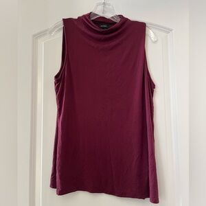 Halogen cowl neck tank top